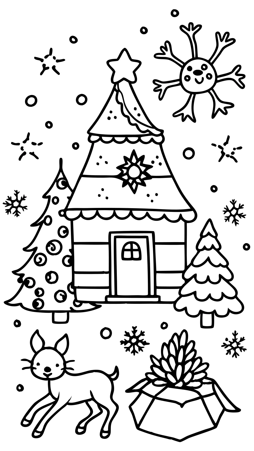 chirstmas coloring page